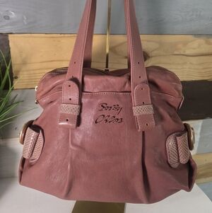 See By Chloe Dusty Rose Leather Shoulder Bag